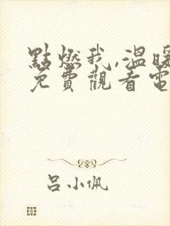 点燃我,温暖你免费观看电视剧