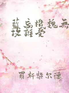 蓝忘机魏无羡谁攻谁受