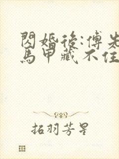 闪婚后:傅先生马甲藏不住了在线观看