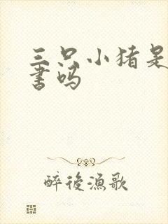 三只小猪是故事书吗