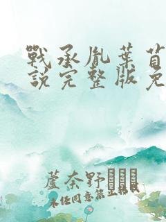 战承胤叶苜苜小说完整版免费阅读