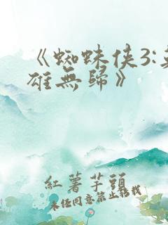 《蜘蛛侠3:英雄无归》