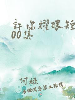 许你耀眼短剧100集