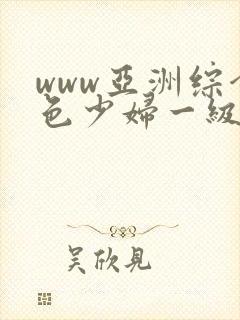 www亚洲综合色少妇一级av