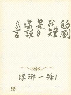 《你是我的不可言说》短剧免费观看