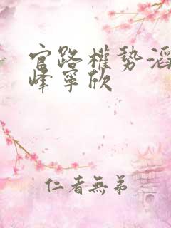 官路权势滔天林峰宁欣