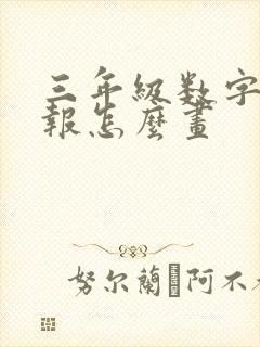 三年级数字手抄报怎么画