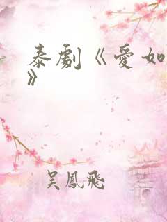 泰剧《爱如潮涌》