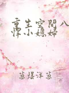 重生空间八零彪悍小媳妇