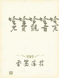 哈哈哈哈哈4季免费观看完整版