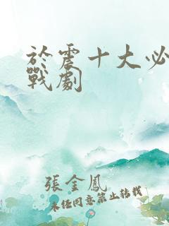 于震十大必看谍战剧