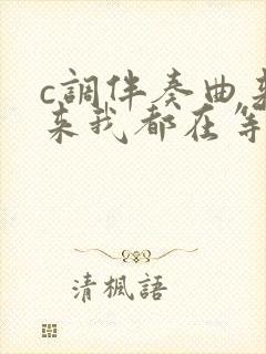 c调伴奏曲来不来我都在等你