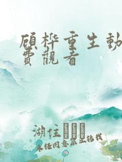 顾桦重生动漫免费观看