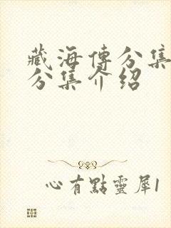 藏海传分集剧情分集介绍