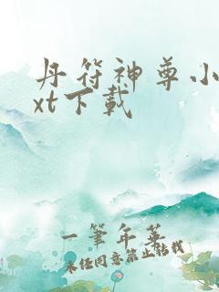 丹符神尊小说txt下载