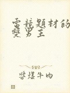 电竞题材的小说双男主