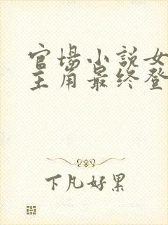 官场小说女主多主角最终登顶