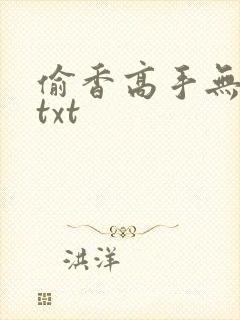 偷香高手无删减txt