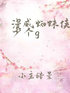 漫威蜘蛛侠2多少个g