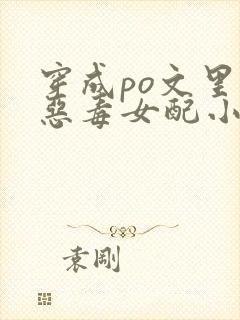 穿成po文里的恶毒女配小说