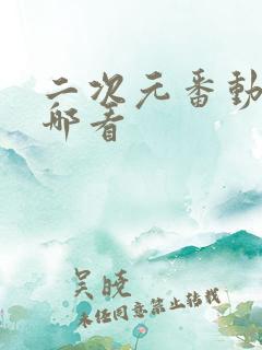 二次元番动漫在哪看