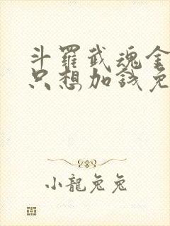 斗罗武魂金光我只想加钱免费阅读