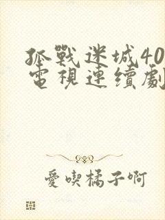 孤战迷城40集电视连续剧