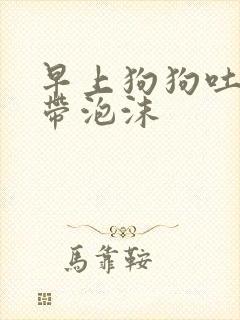 早上狗狗吐黄水带泡沫