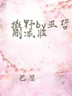 撒野by巫哲无删减版