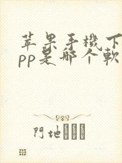 苹果手机下载app是哪个软件