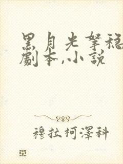 黑月光拿稳be剧本,小说