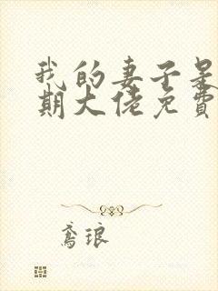 我的妻子是大乘期大佬免费看