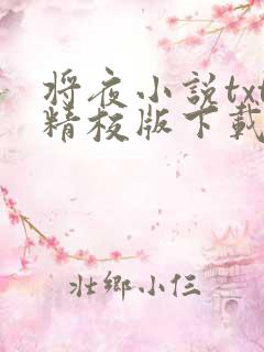 将夜小说txt精校版下载