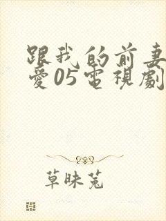 跟我的前妻谈恋爱05电视剧