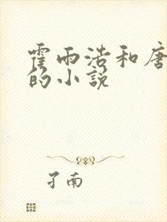 霍雨浩和唐舞桐的小说