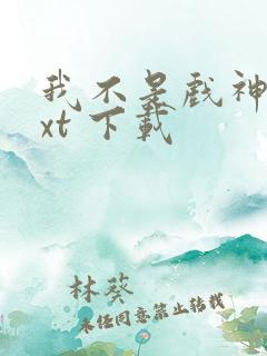 我不是戏神 txt 下载