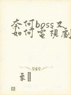 奈何boss又如何电视剧免费观看完整版