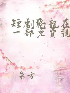 短剧飞龙在天第一部免费观看全集