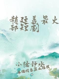 赵廷义最火的5部短剧