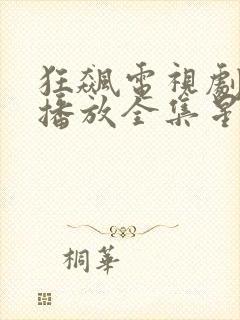 狂飙电视剧免费播放全集星辰影视