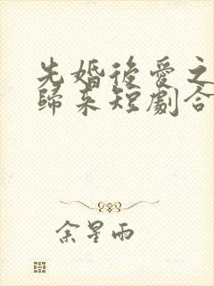 先婚后爱之亡夫归来短剧合集