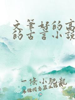 文笔好的高质量的古言小说