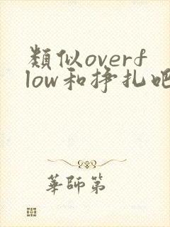 类似overflow和挣扎吧亚当君