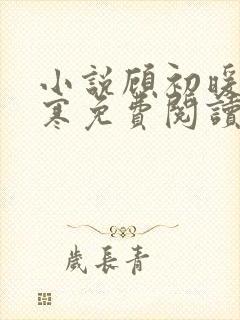 小说顾初暖夜景寒免费阅读