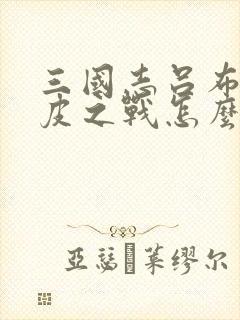 三国志吕布传南皮之战怎么过