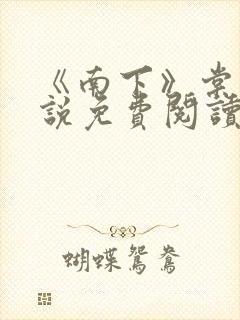 《南下》棠安小说免费阅读