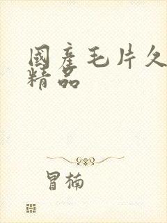 国产毛片久久久精品