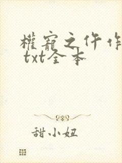 权宠之仵作医妃 txt全本