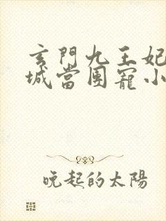 玄门九王妃在京城当团宠小说