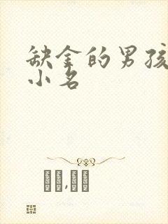 缺金的男孩洋气小名